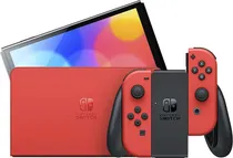 Console Nintendo Switch Oled 64GB Mario Red Edition - Preto/Vermelho (Japonês)