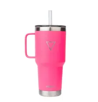 Hydrate Vaso 725277 c/Pajita 887ML Rosa Flamenco