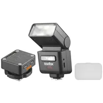 Mini Flash Godox IT32 + Disparador X5S para Sony + Difusor - Preto