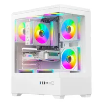 Gabinete FTX PCC-G9WH Vidrio Temp 3FAN White ATX