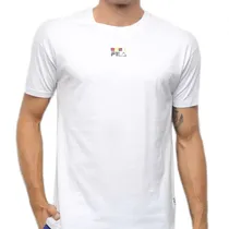 Camiseta Fila Masculina Acqua Flag Branca XL