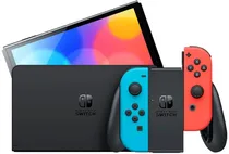Console Nintendo Switch Oled 64GB Heg s Kabaa - Red/Blue