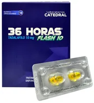 Tadalafil 10MG 36 Horas Flash (2 Comprimidos)