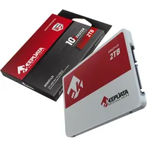 SSD 2.5" Keepdata KDS2T-L21 de 2TB Até 550MB/s de Leitura - Prata/Vermelho