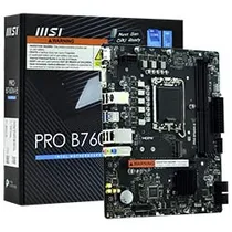 Placa Mãe MSI Pro B760M-e Socket LGA 1700 / VGA / DDR5
