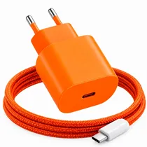 Carregador USB-C Ada+Cabo 17 Pro MU7V2ZM/A Orange Orange