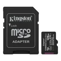 Memória Microsd Kingston Canvas Select Plus 150MB/s C10 128 GB - (SDCS3/128GB)