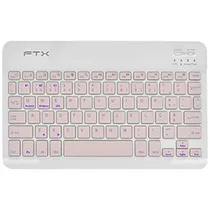 Teclado FTX B09 Bluetooth / Português - Rosa / Branco (106241)