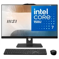 All In One MSI Modern AM242TP 1M-839 Core7-150U 1.8GHZ 16GB 1TB HDD+1TB SSD 23.8 FHD Touch RJ-45 Black W11