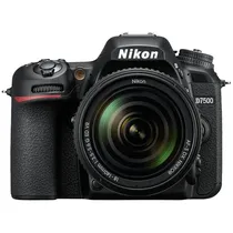 Nikon Camara D7500 18-140 VR Kit Af-s 18-140MM F/3.5-5.6G Ed VR Black