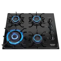 Placa Cooktop Itamaster 4 Bocas Preto Bivolt