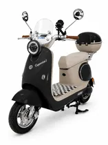 Moto Elétrica Midi Pro MDP-Cappuccino II | 1000W 60V/24AH - Preto (Acompanha Capacete)