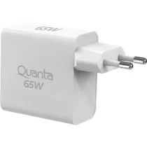Carregador de Parede Quanta QTCRP65 USB-A 65 W QC3.0 - Branco