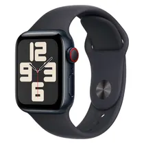 Apple Watch Se 2 2024 MXFT3LL/A Caixa Alumínio 40MM Meia Noite - Esportiva Meia Noite M/L (Caixa Danificada)