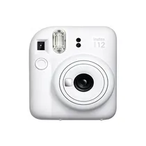 Camera Fujifilm Instax Mini 12 Clay White c/Flash/Pilha