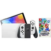 Nintendo Consola Switch Oled 64GB Blanco + Mario Wonder Bivolt
