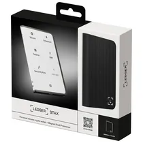 Carteira Wallet Crypto Ledger Stax + Case