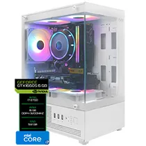 PC Montado Gamer Intel Core i7 8700 de 3.2GHZ 16GB de Ram / 512GB SSD / Geforce GTX1660S 6GB - Branco