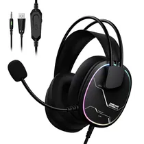 Fone de Ouvido Gamer Onikuma X91 RGB - Preto