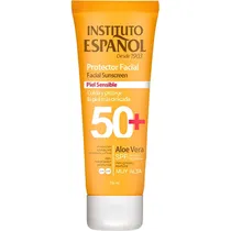Protetor Solar Facial Instituto Español Aloe Vera FPS 50+ - 75ML