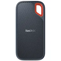 SSD Externo Sandisk 2TB Portátil Extreme - Preto (SDSSDE61-2T00-G25)