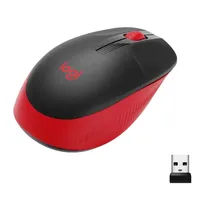 Logitech M190 Mouse Wireless Black-Red