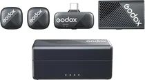 Microfono Wireless Godox Cube-C Combo Kit 1 (2TX+ 1RX USB-C + 1RX Camara))