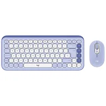 Teclado Logitech + Mouse Pop Icon Combo 920-013054 Español - Purple