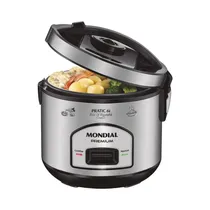 Mondial Olla Electrica de Arroz Y Vapor Mondial PE-43-6X Pratic 6I 110V/60HZ