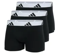 Boxer Adidas 3PCS Flex Cotton Negro Blanco