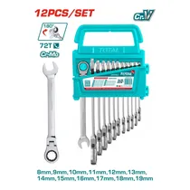 Jogo de Chaves com Catraca Flexível Total THT102RK5126 – 12 Peças