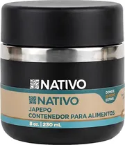 Contenedor Termico p/Comida Nativo Japepo- 230ML - Negro