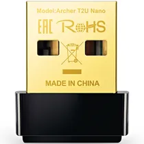 Adaptador Inalámbrico TP-Link Archer T2U Nano USB AC600 - Negro