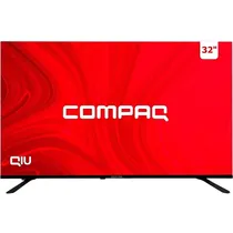 Smart TV LED Compaq QWL32EHD / 32" / 8GB / HDMI / Wi-Fi / Bluetooth / Whale TV - Preto