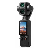 Câmera de Ação Dji Osmo Pocket 4P Standard Combo 37MP Wifi Estabilizador - Preto
