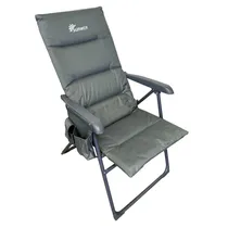 Cadeira Espreguicadeira Dobravel 15030 - Prata