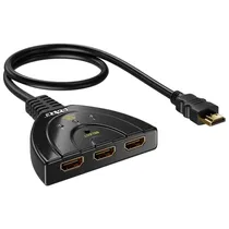 Satellite Switch HDMI A-HD05 3P Negro