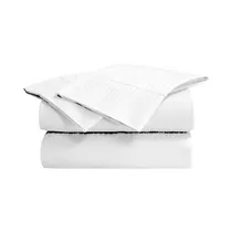 Juego de sábanas Soho Elite SSF600ELIOWH 600H Full Size Blanco 4 Piezas