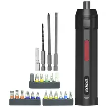 Parafusadeira Sate Bateria A-KS22 Kit 22PC Preto