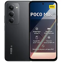 Celular Xiaomi Poco M8S 5G 6GB de Ram / 128GB / Tela 6.9" / Dual Sim 5G - Black (Global)