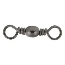 Marine Girador Brass Barrel Swivel CT 3/ 0 c/ 25PCS 3/ 0 c/ 25PCS Black Nickel
