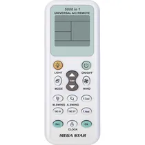 Controle Remoto Universal Megastar RC01 para Ar-Condicionado - Branco