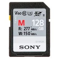 Cartão de Memoria SD Sony Serie SF-M 277/150 MB/s U3 F-M128T/T2 128 GB