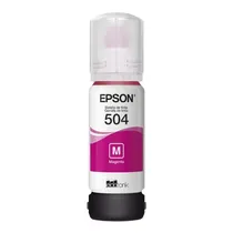 Refil de Tinta Epson T504 320 - para Impressora Epson - Magenta - 70ML
