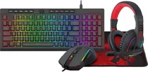 Kit Gamer Redragon Essentials S148 4 Em 1 Preto (Inglês)
