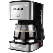 Cafeteira Elétrica Mondial Dolce Arome C-43-20X-Si - 550W - 20 Xícaras - 220V - 50/60HZ - Prata e Preto