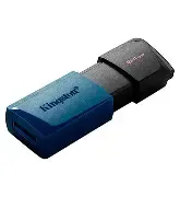 Pen Drive 64GB Kingston DT Exodia M 64GB KC-U2L64-7LB USB-A Azul
