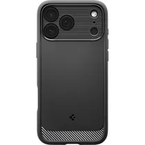 Capa Protetora Spigen Rugged Armor Magfit para iPhone 17 Pro Max - Preto Fosco (ACS09886)
