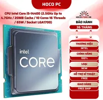 Cpu Intel i5...