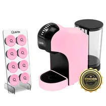 Cafeteira Elétrica Multi Cápsulas Quanta Pure Flavour QTCMC50 1400W 110V - Pink